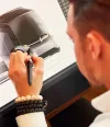 A designer working on a concept truck design